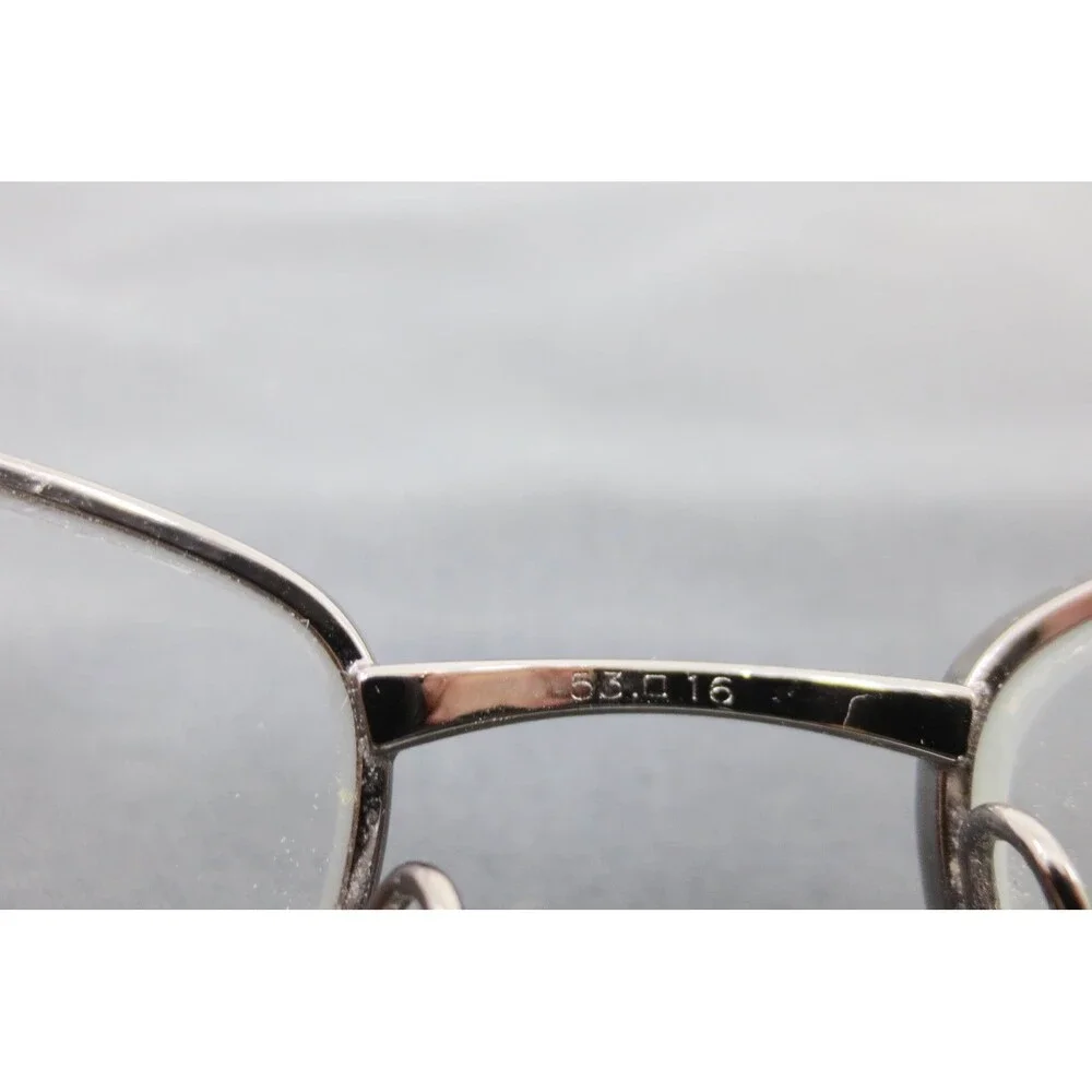 Prada Eyeglasses Frames Black Silver Rectangle 53 16 39289